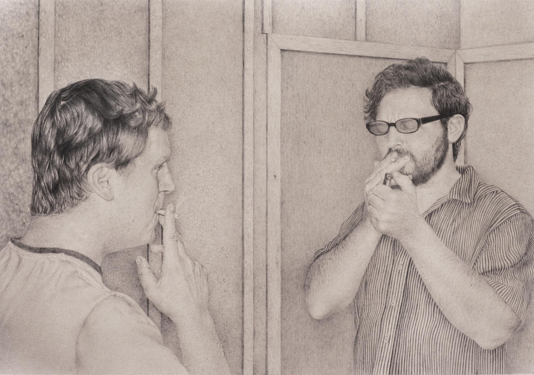Smoking Cigarettes Together